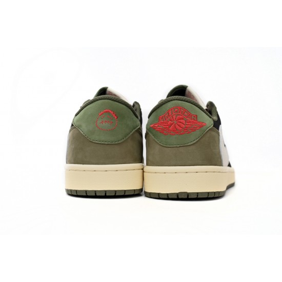 TRAVIS SCOTT X AIR JORDAN 1 LOW GREEN BARB CQ4277-200