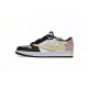 TRAVIS SCOTT X AIR JORDAN 1 LOW BLACK PINK DM7866-066