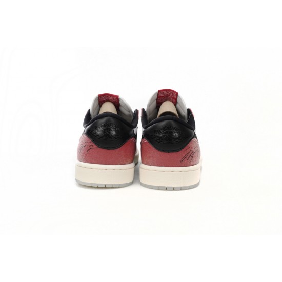 AIR JORDAN 1 LOW OG X TROPHY ROOM 'RED BLACK' FN0432-017