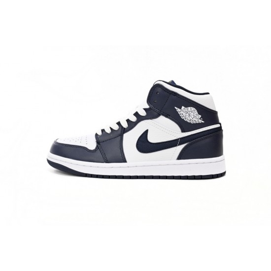 AIR JORDAN 1 MID 'OBSIDIAN' 554725-174