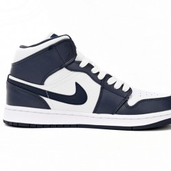 AIR JORDAN 1 MID 'OBSIDIAN' 554725-174