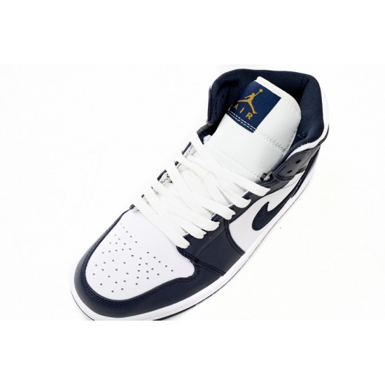 AIR JORDAN 1 MID 'OBSIDIAN' 554725-174