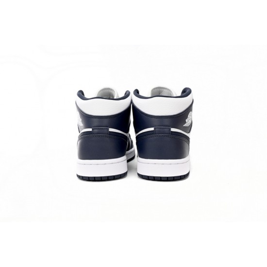 AIR JORDAN 1 MID 'OBSIDIAN' 554725-174