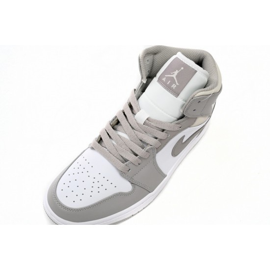  AIR JORDAN 1 MID 'COLLEGE GREY' 554724-082