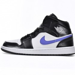 AIR JORDAN 1 MID 'BLACK RACER BLUE' 554725-084