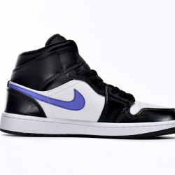 AIR JORDAN 1 MID 'BLACK RACER BLUE' 554725-084