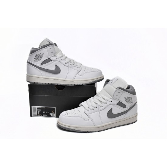 AIR JORDAN 1 MID 'NEUTRAL GREY' 554724-135