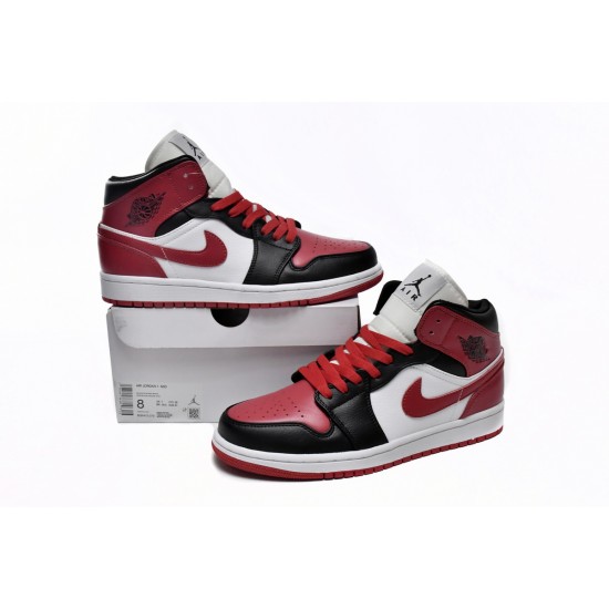 AIR JORDAN 1 MID 'ALTERNATE BRED TOE' BQ6472-079