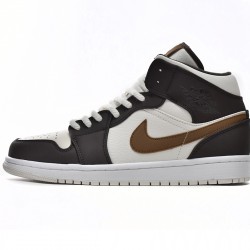 (WMNS) AIR JORDAN 1 MID SE 'CREAM DARK CHOCOLATE' DO6699-200