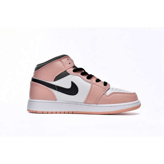 AIR JORDAN 1 MID 'PINK QUARTZ' 555112-603