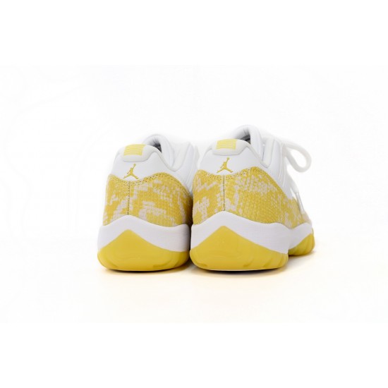 AIR JORDAN 11 RETRO LOW 'YELLOW SNAKESKIN' AH7860-107