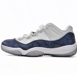 AIR JORDAN 11 RETRO LOW 'NAVY SNAKESKIN' 2019 CD6846-102