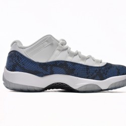 AIR JORDAN 11 RETRO LOW 'NAVY SNAKESKIN' 2019 CD6846-102