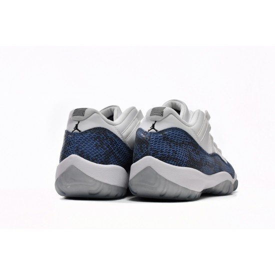 AIR JORDAN 11 RETRO LOW 'NAVY SNAKESKIN' 2019 CD6846-102