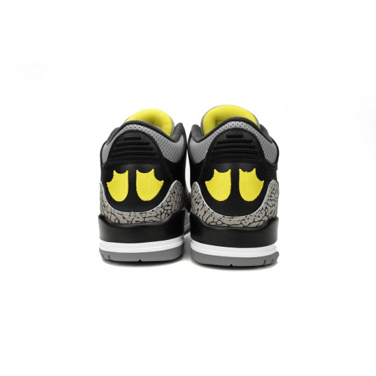 AIR JORDAN 3 RETRO OREGON DUCKS PIT CREW (BOTH) 'BLACK GRAY DARK GREEN' H011-MNJDLS-5