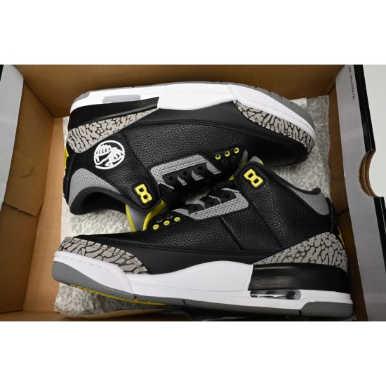 AIR JORDAN 3 RETRO OREGON DUCKS PIT CREW (BOTH) 'BLACK GRAY DARK GREEN' H011-MNJDLS-5