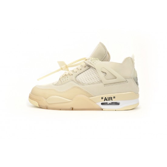 OFF-WHITE X AIR JORDAN 4 SP 'SAIL' CV9388-100