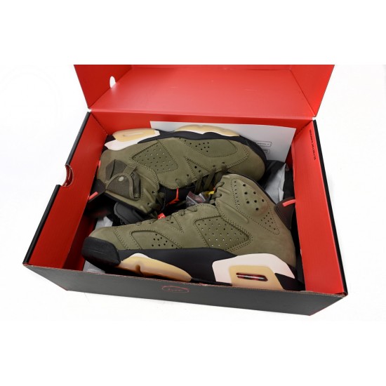 TRAVIS SCOTT X AIR JORDAN 6 RETRO 'OLIVE' CN1085-200