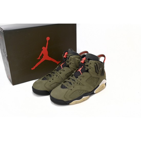 TRAVIS SCOTT X AIR JORDAN 6 RETRO 'OLIVE' CN1085-200