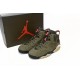 TRAVIS SCOTT X AIR JORDAN 6 RETRO 'OLIVE' CN1085-200