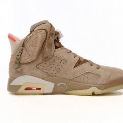 TRAVIS SCOTT X AIR JORDAN 6 RETRO 'BRITISH KHAKI' DH0690-200