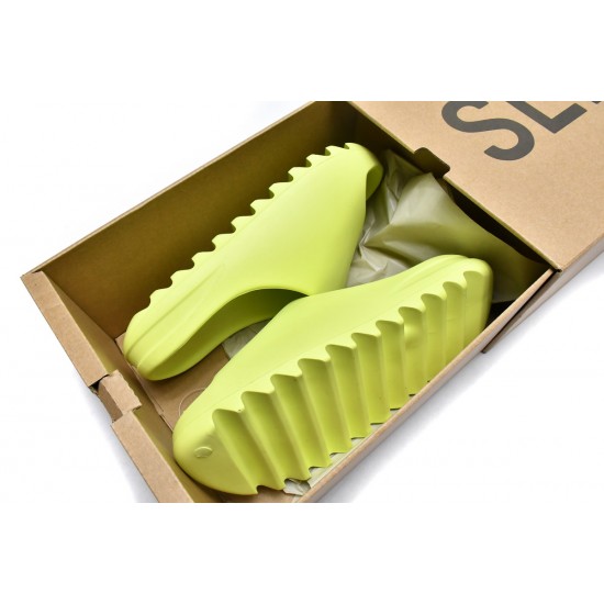 ADIDAS YEEZY SLIDE 'GLOW GREEN' GX6138