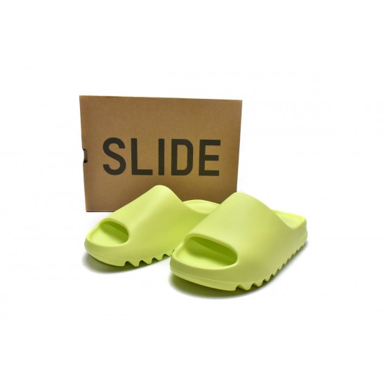 ADIDAS YEEZY SLIDE 'GLOW GREEN' GX6138